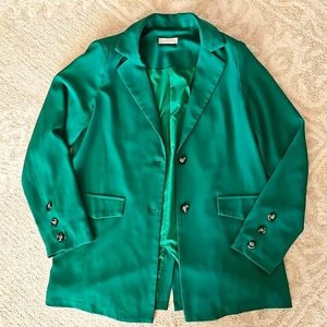 Altar'd State Kelly Green Blazer Oversized XS